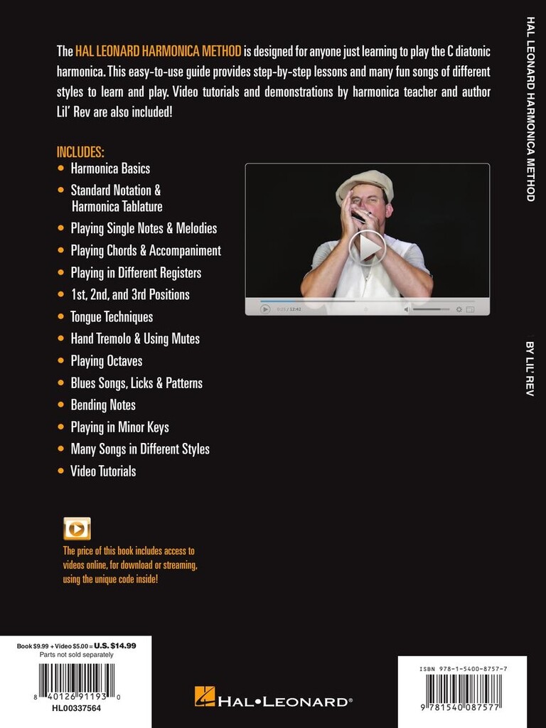 Hal Leonard Harmonica Method - Book 1